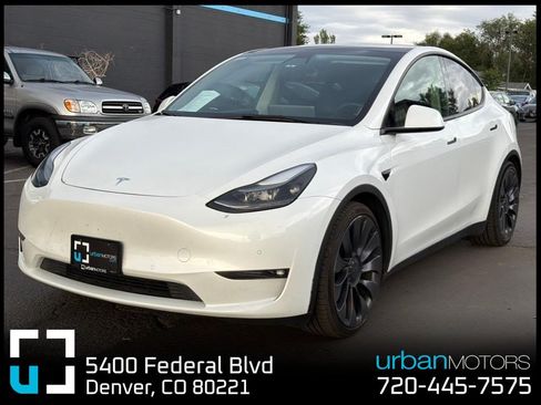 Used 2021 Tesla Model Y Performance AWD/4WD image 1