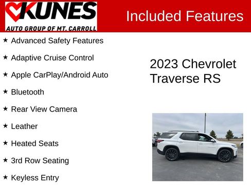 Used 2023 Chevrolet Traverse RS AWD/4WD image 3