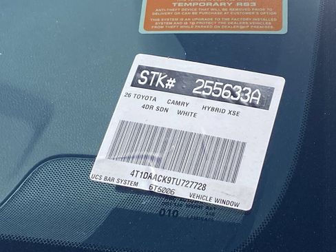 Certified 2026 Toyota Camry XSE FWD image 37