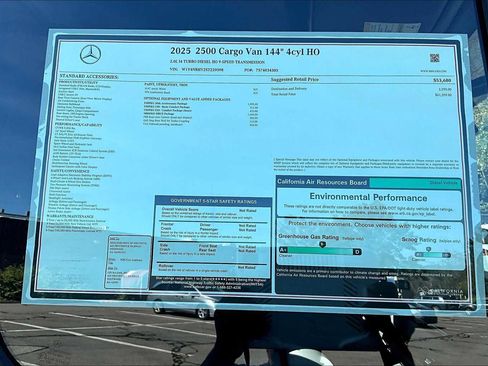 New 2025 Mercedes-Benz Sprinter 2500 image 18