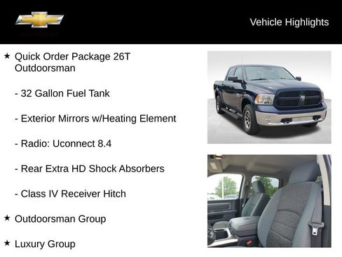Used 2016 RAM 1500 Outdoorsman AWD/4WD image 20
