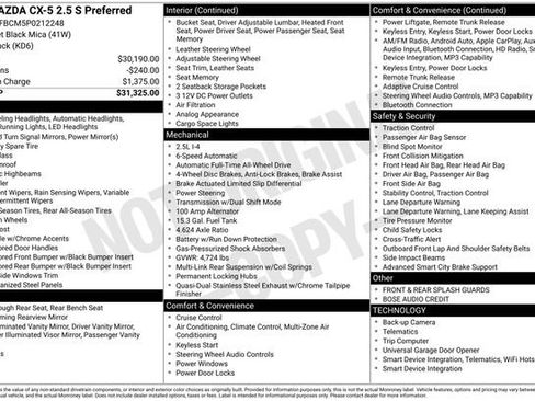 Certified 2023 MAZDA CX-5 AWD 2.5 S w/ Preferred Package image 5