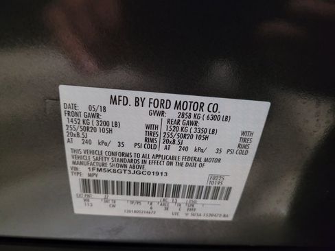 Used 2018 Ford Explorer Sport AWD/4WD image 33