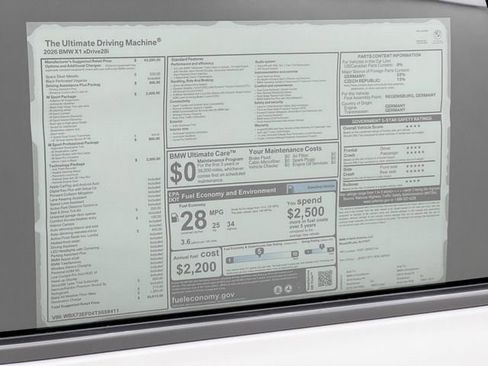 New 2026 BMW X1 xDrive28i w/ Technology Package AWD/4WD image 24
