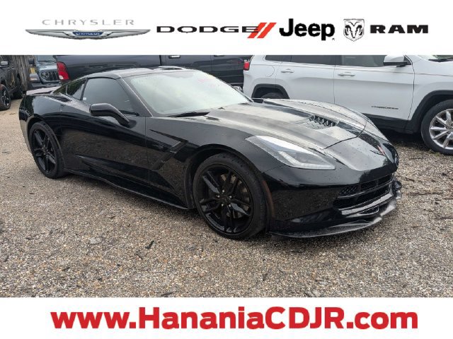 Used 2016 Chevrolet Corvette Stingray Coupe w/ Carbon Flash Badge Package RWD image 1
