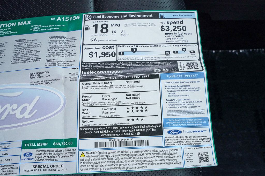 Used 2022 Ford Expedition Max XLT AWD/4WD image 47
