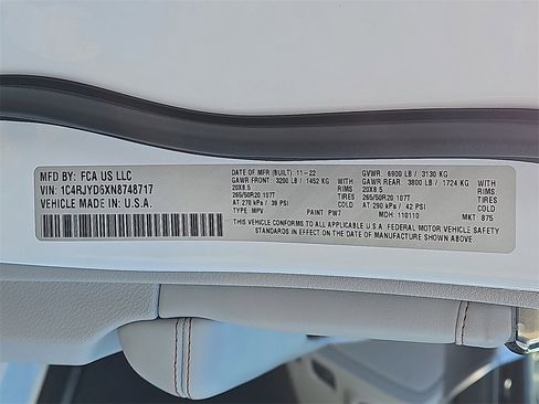 Used 2022 Jeep Grand Cherokee Overland image 30