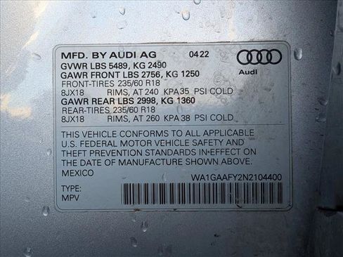 Used 2022 Audi Q5 2.0T Premium w/ Convenience Package AWD/4WD image 24