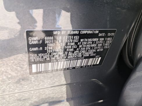 Used 2024 Subaru Ascent Onyx Edition Limited image 35