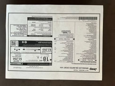 Used 2017 Jeep Wrangler Unlimited Sport w/ Quick Order Package 24S AWD/4WD image 27