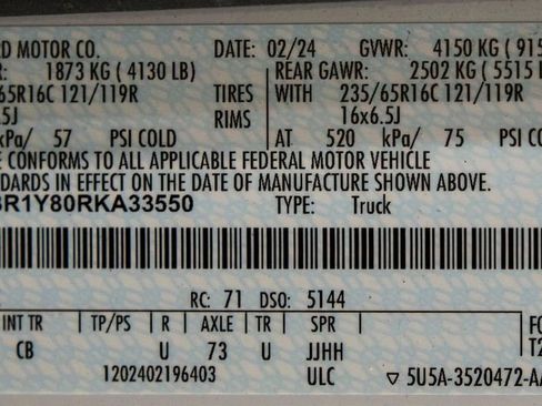 Used 2024 Ford Transit 250 Low Roof w/ Exterior Upgrade Package image 31