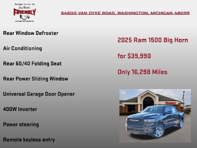 Used 2025 RAM 1500 Big Horn AWD/4WD image 30