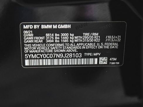 Used 2022 BMW X6 M w/ Competition Package AWD/4WD image 19