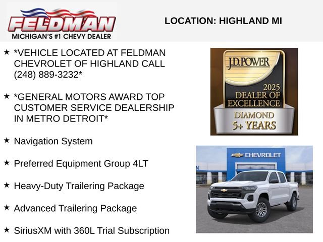 New 2026 Chevrolet Colorado LT w/ Advanced Trailering Package AWD/4WD image 3