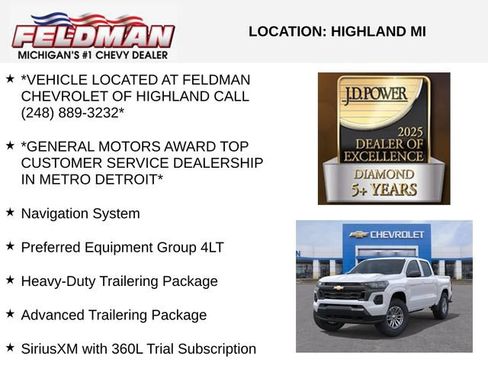 New 2026 Chevrolet Colorado LT w/ Advanced Trailering Package AWD/4WD image 3