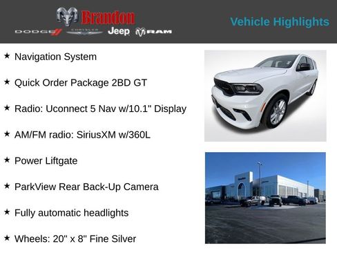 New 2026 Dodge Durango GT image 2