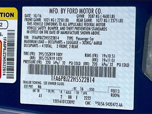 Used 2017 Ford Mustang Shelby GT350 w/ Electronics Package RWD image 30