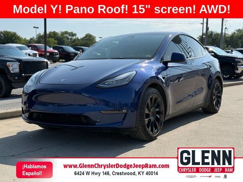 Used 2021 Tesla Model Y Long Range AWD/4WD image 1