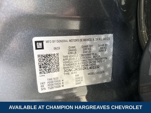 Certified 2019 Chevrolet Trax LS w/ Tint and Cruise Package image 42