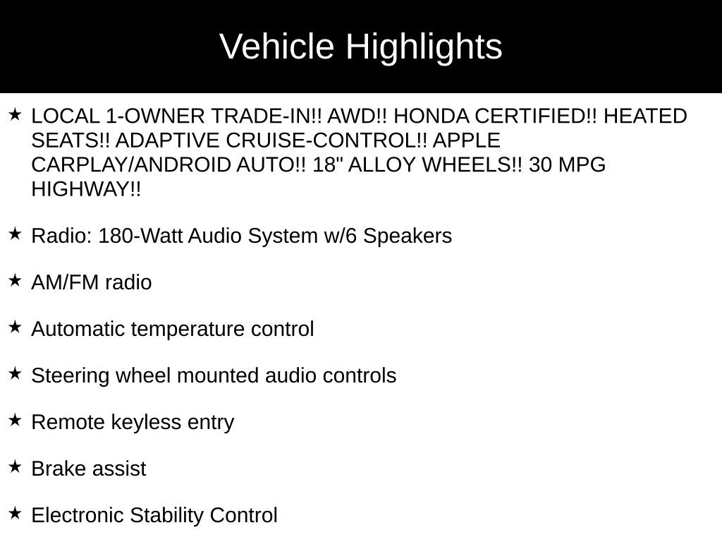 Used 2024 Honda HR-V Sport image 36