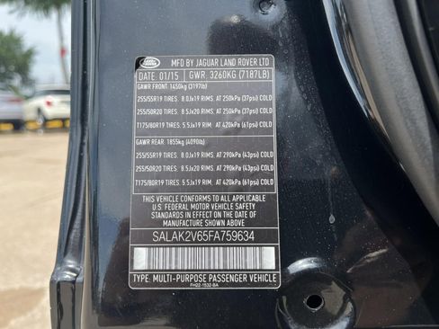 Used 2015 Land Rover LR4 HSE LUX AWD/4WD image 15