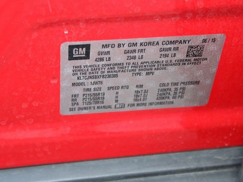 Used 2015 Chevrolet Trax LTZ w/ LPO, Protection Package image 27