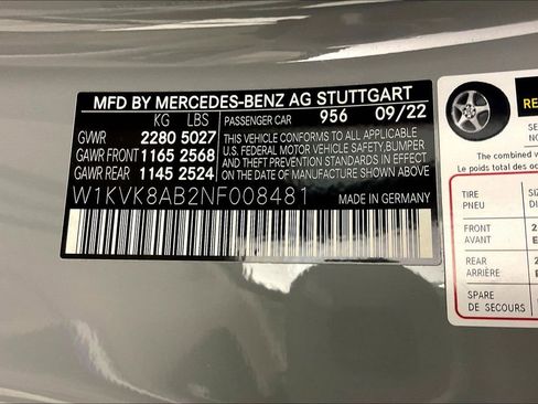 Certified 2022 Mercedes-Benz SL 55 AMG 4MATIC image 25