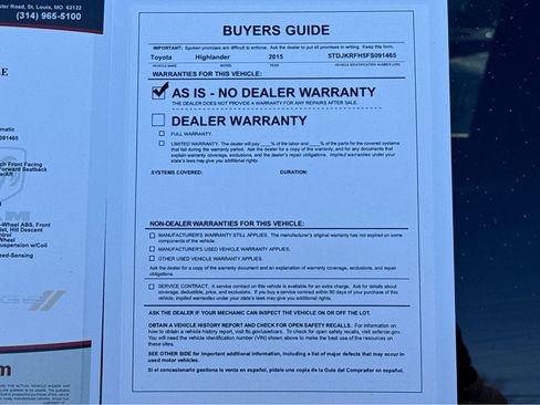 Used 2015 Toyota Highlander XLE image 27