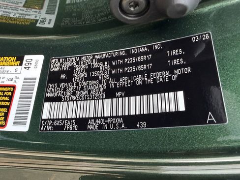 New 2026 Toyota Sienna XLE image 31