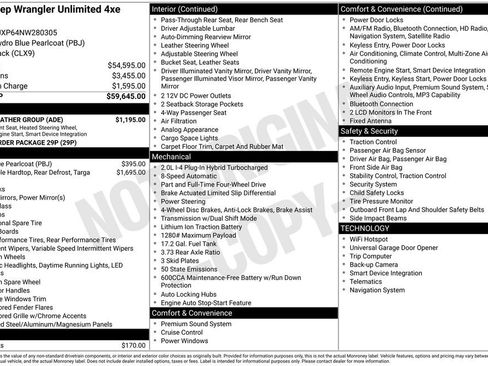 Used 2022 Jeep Wrangler Unlimited Sahara w/ Cold Weather Group image 48