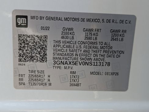 Certified 2022 Chevrolet Equinox LS w/ LPO, Floor Liner Package AWD/4WD image 51