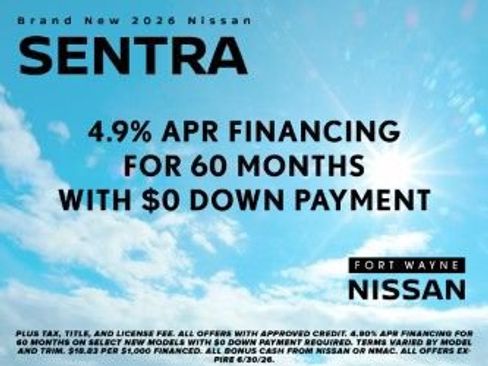 New 2026 Nissan Sentra SR w/ SR Premium Package FWD image 4