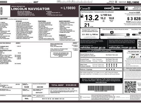 Used 2024 Lincoln Navigator Reserve w/ Equipment Group 201A image 3