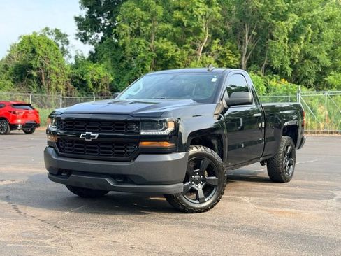 Used 2016 Chevrolet Silverado 1500 W/T w/ Black Out Edition AWD/4WD image 1