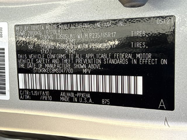 Used 2021 Toyota Sienna LE FWD image 27