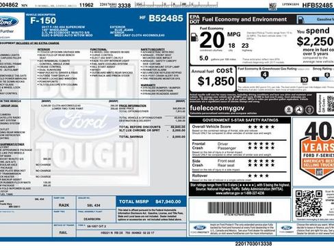 Used 2017 Ford F150 XLT w/ Equipment Group 302A Luxury image 5