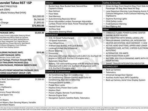 Used 2023 Chevrolet Tahoe RST w/ Luxury Package AWD/4WD image 4