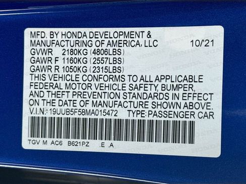 Used 2021 Acura TLX A-Spec Package image 34