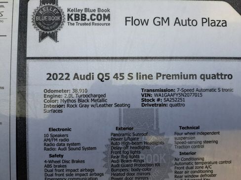 Used 2022 Audi Q5 2.0T Premium w/ Convenience Package image 35