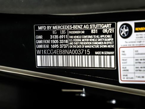 Certified 2022 Mercedes-Benz EQS 580 EQS 580 4MATIC Sedan image 26