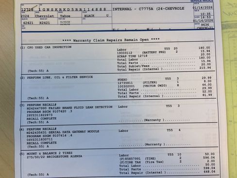 Used 2024 Chevrolet Tahoe RST w/ Luxury Package image 22