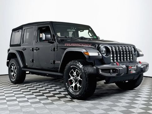 Used 2021 Jeep Wrangler Unlimited Rubicon w/ LED Lighting Group AWD/4WD image 1