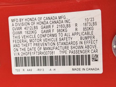 Used 2024 Honda Civic EX image 30