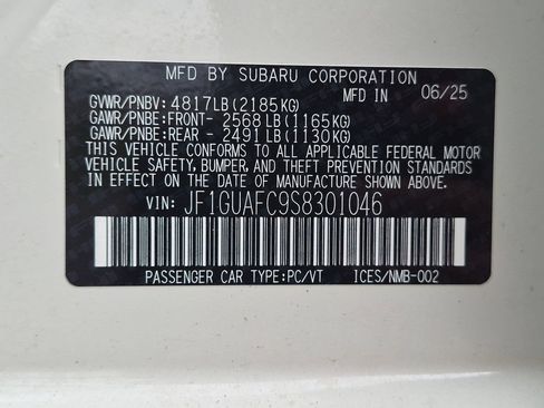 Certified 2025 Subaru Impreza 2.0i Sport AWD/4WD image 25