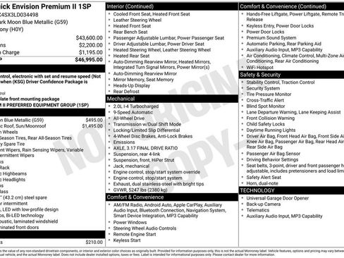 Used 2020 Buick Envision Premium image 44