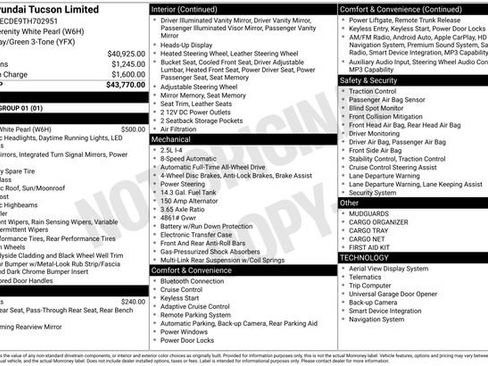 New 2026 Hyundai Tucson Limited AWD/4WD image 30