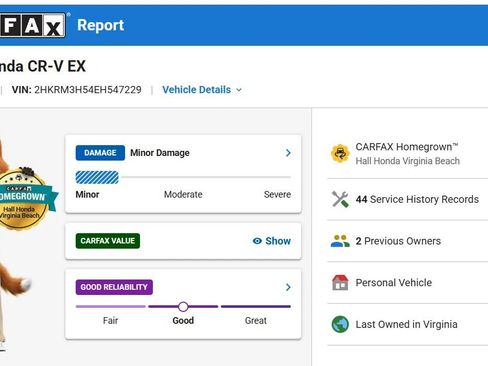 Used 2014 Honda CR-V EX image 3