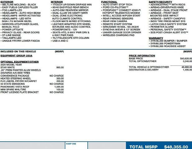 Certified 2024 Ford Edge ST-Line AWD/4WD image 2
