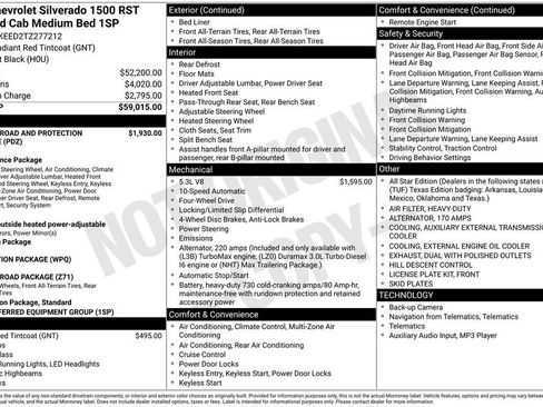 New 2026 Chevrolet Silverado 1500 RST AWD/4WD image 23