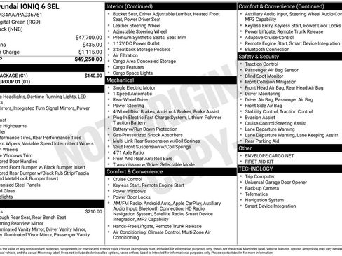 Used 2023 Hyundai Ioniq 6 SEL w/ Cargo Package image 6